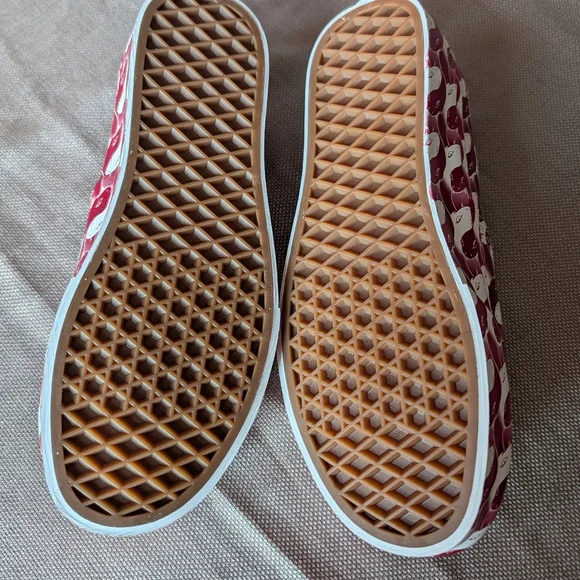 Vans x Opening Ceremony Red and White Sneakers - Picture 2 of 4